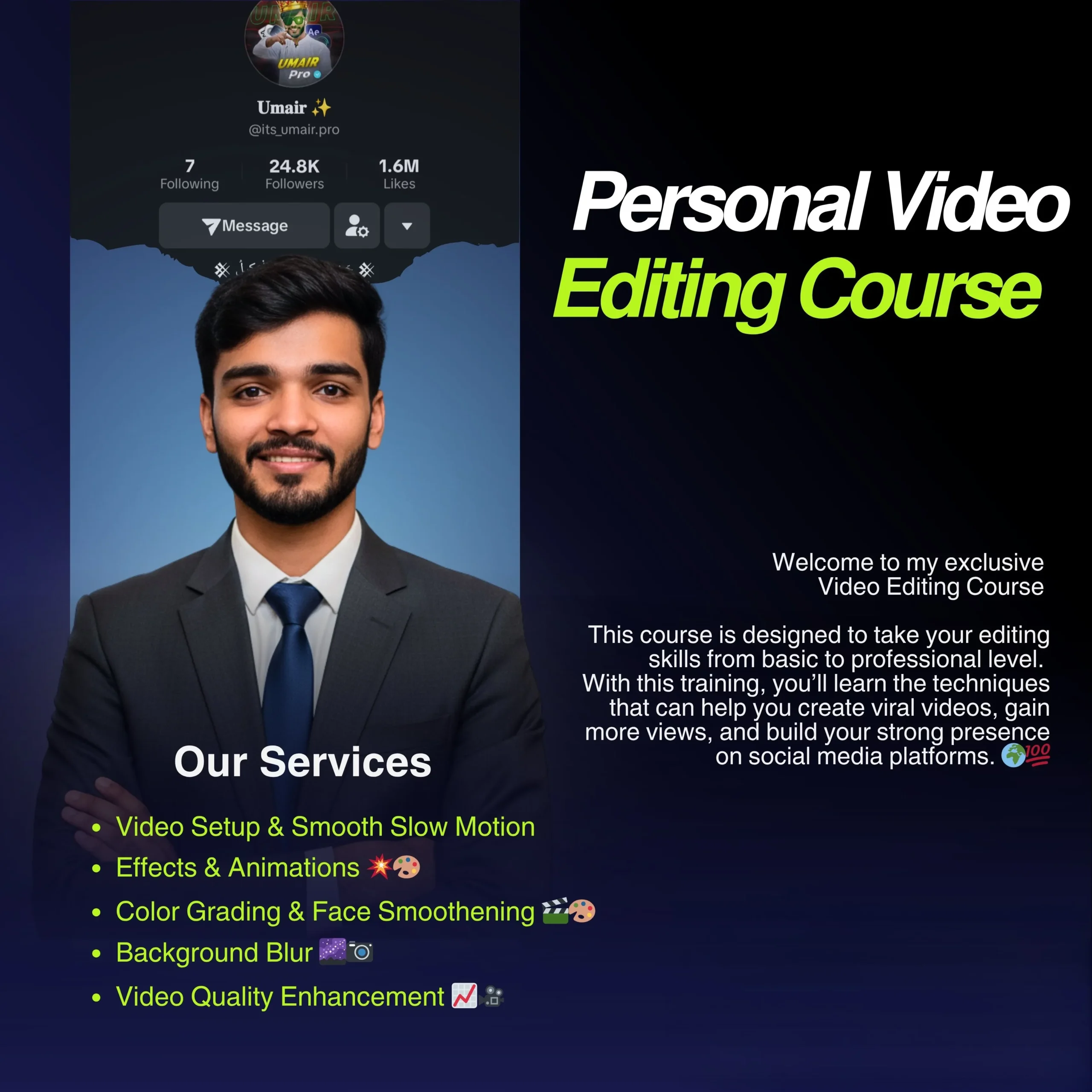 Personal Video Editing Course - One-on-One Training