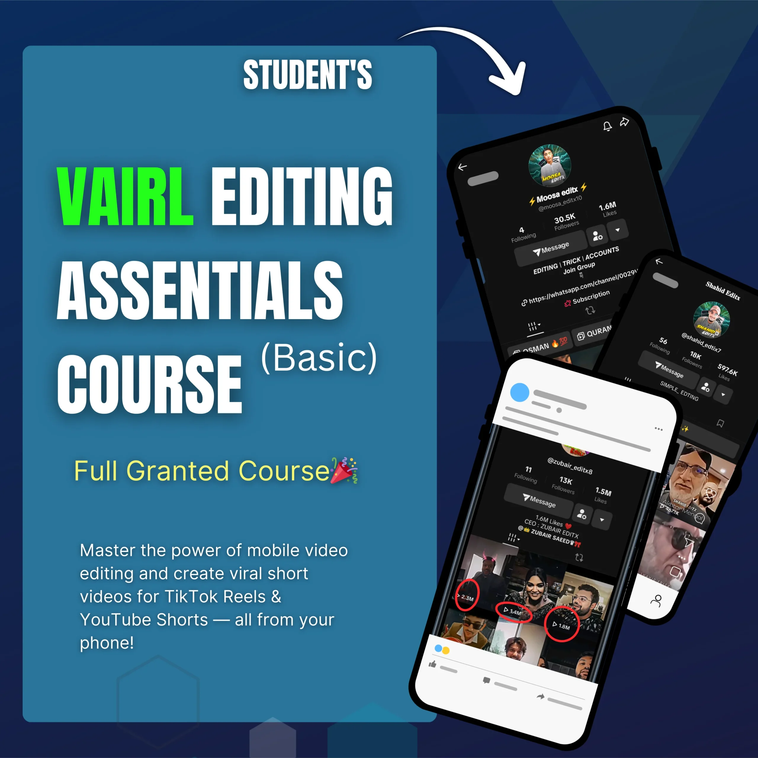 Viral Video Editing Essentials - Basic Course for Beginners